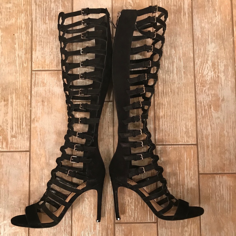 *SALE Vince Camuto Chesta Open Toe Knee High Boots